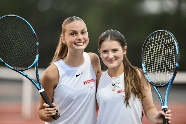 Williamsport beats Shore in girls tennis under the lights